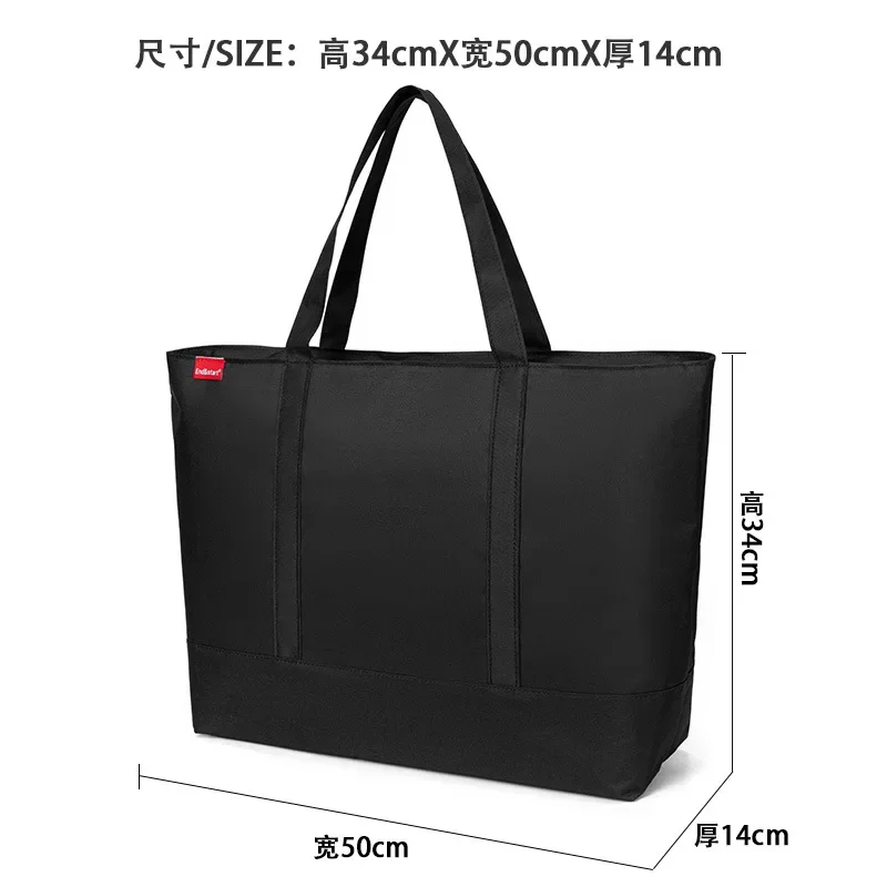 Sac à main Oxford Grill pour homme, fourre-tout japonais, sacs initiés à la mode, designer de luxe, grand étudiant, noir, homme, décontracté, main, 2022