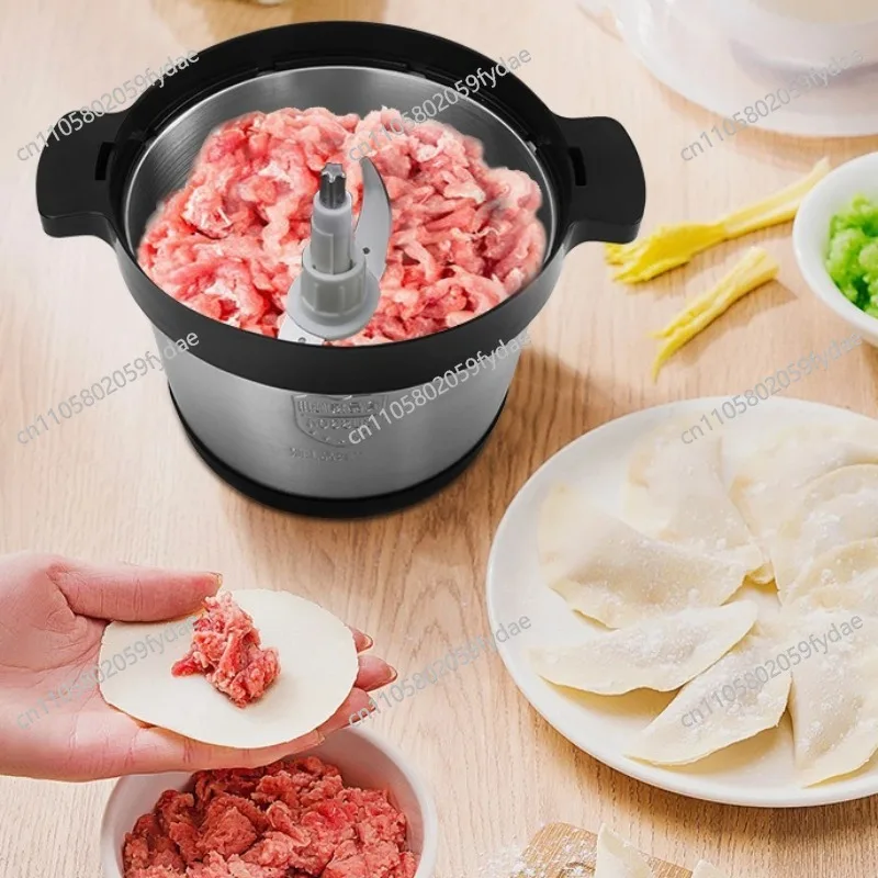 Stainless Steel 6L Electric Motor Yam Pounding Machine for Cassava Plantain Kitchen