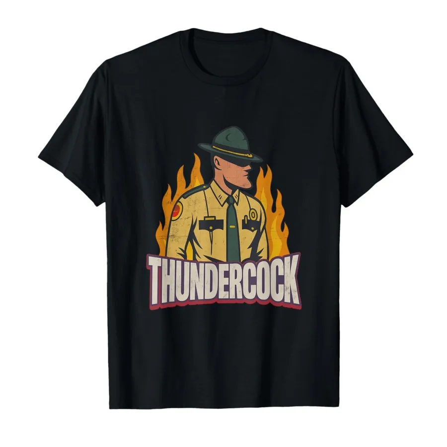Ufficiale Thundercock Divertente Gigachad Meme College Football Gag T-shirt per uomo Donna 100% cotone T-shirt Manica corta Top P714