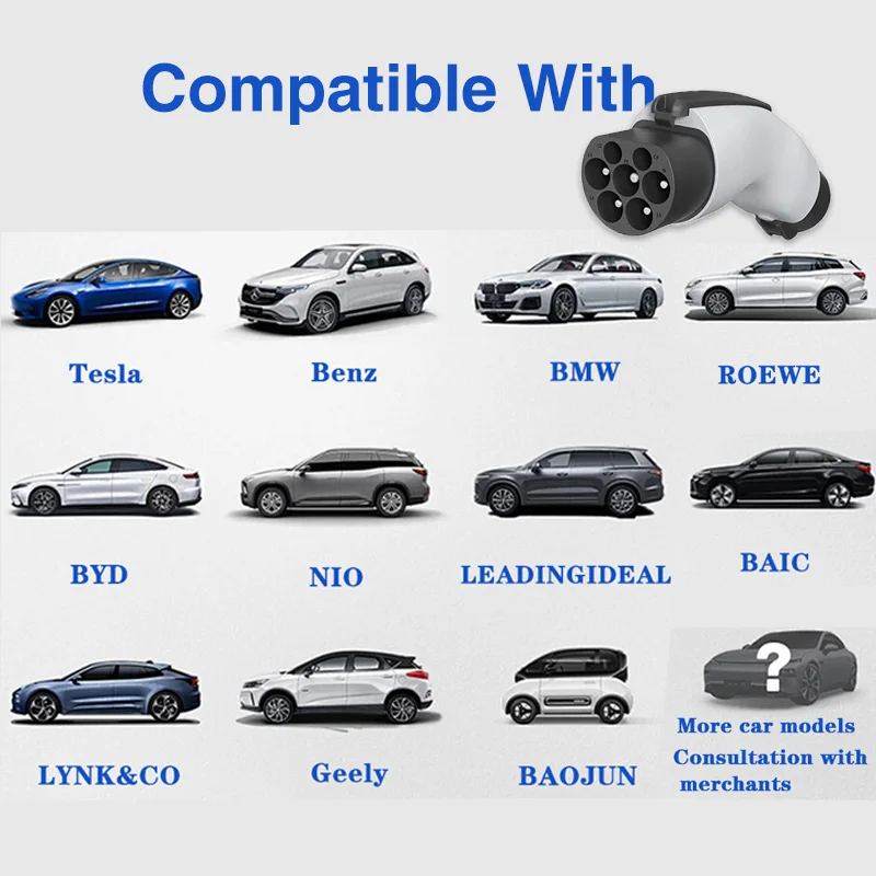 J1772 TO GBT EV Adapter 32A TYPE1 TYPE2 Charging Station Tesla to GBT Connecter for all Chinese Electric Cars BYD Auto Adaptor