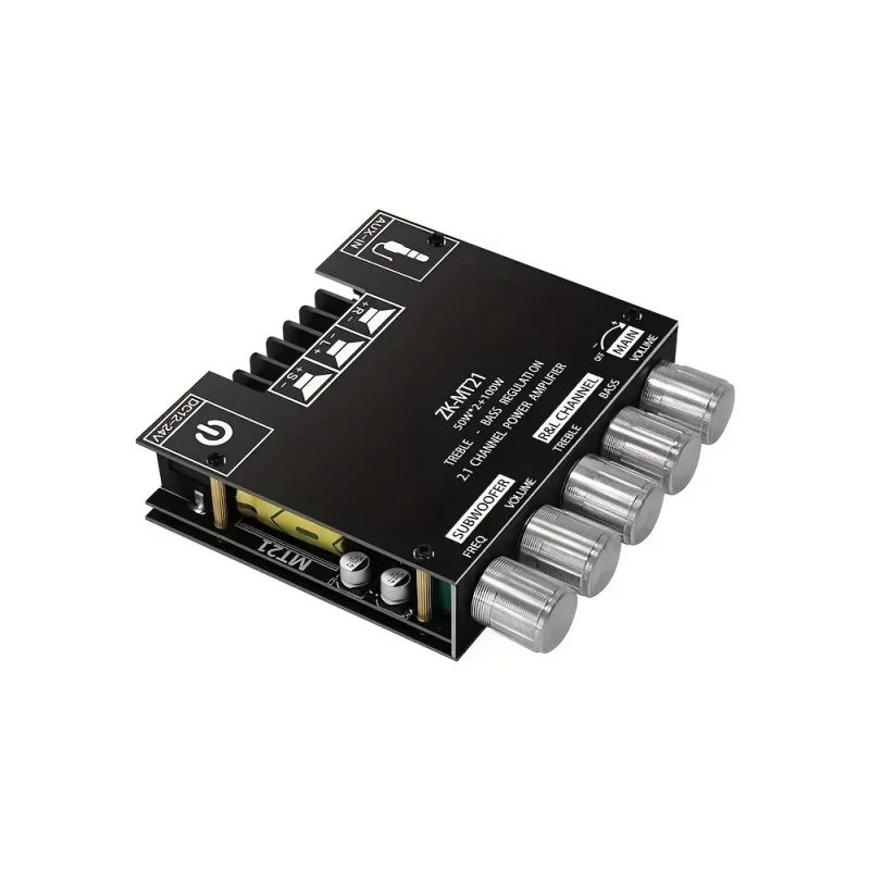 ZK-MT21High Bass Heavy Bass Neutral Free2.1Channel Digital Module50W*2+100W2.1Channel Digital Module Suitable Treble、Ba