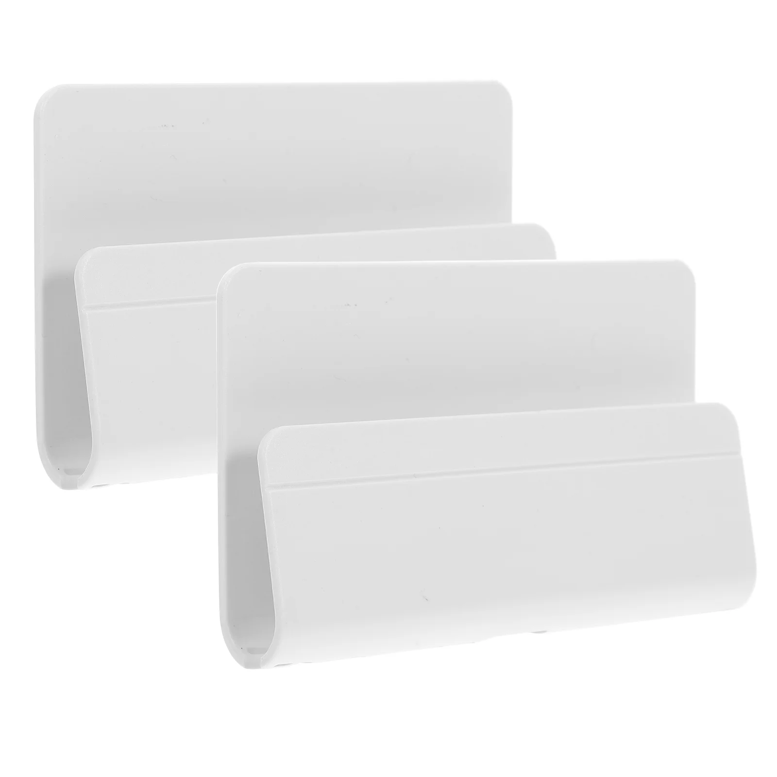 

2 Pcs Dash Mounted Cell Phone Holder Telephone Creative Wall-mounted Multifunctional Rack Intelligent