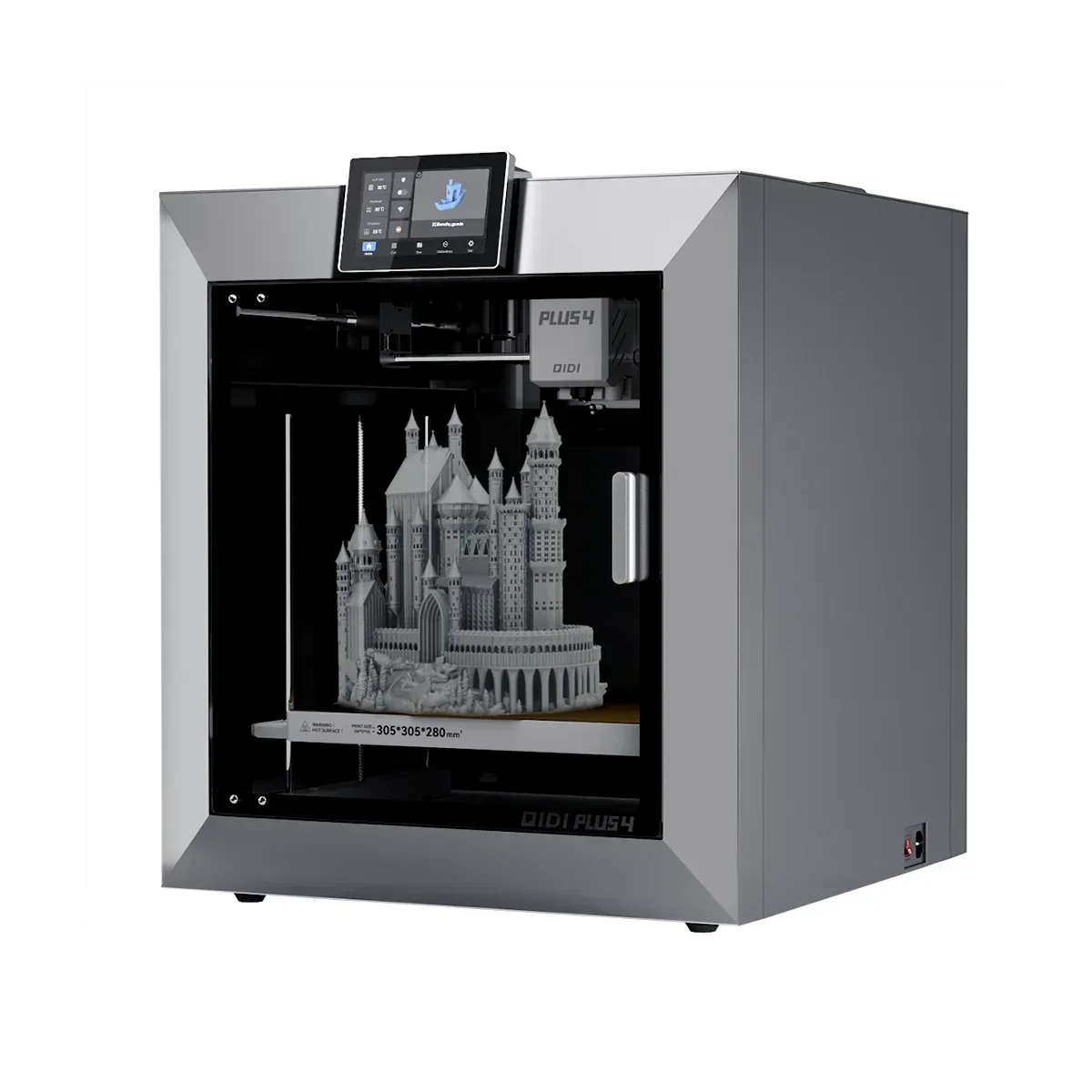 QIDI Plus4 3D Printer Industrial Grade 3D Printers Support Remote Control To Easily Handle High Temperature Filaments