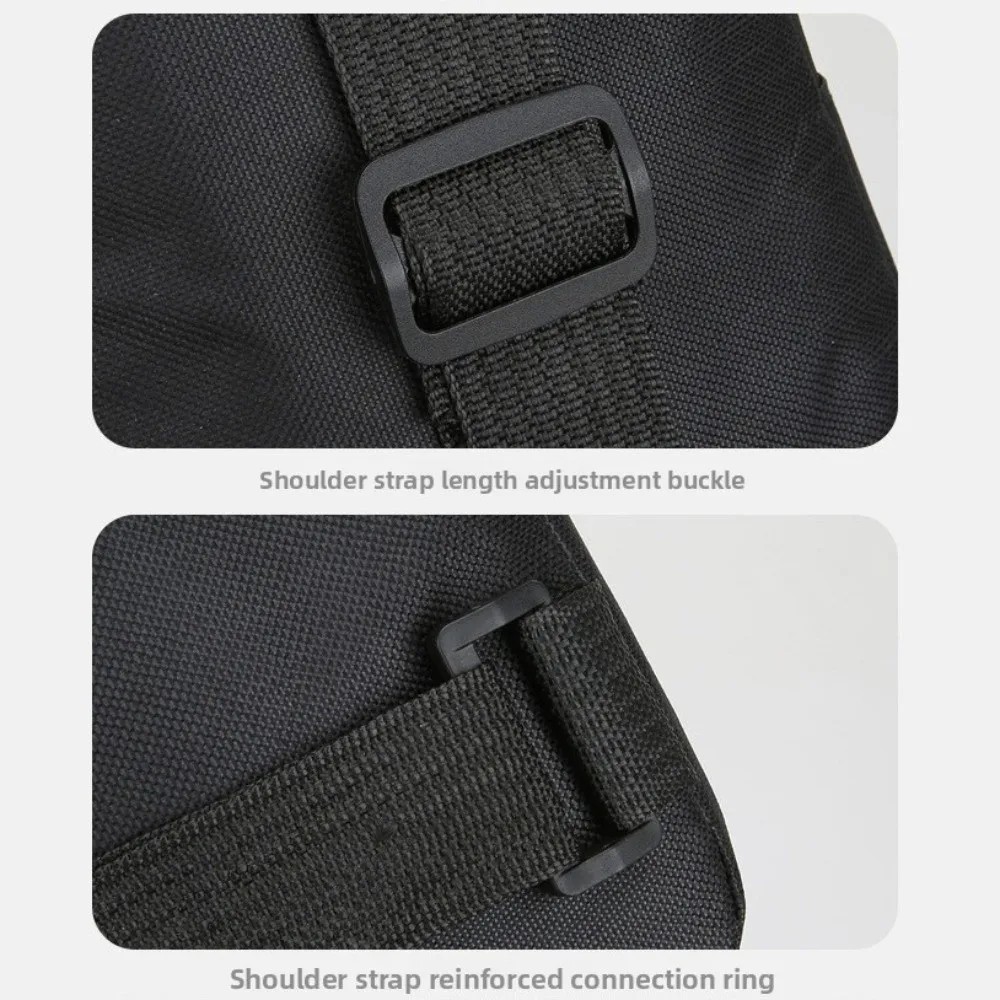 

Универсальная водонепроницаемая сумка через плечо, легкая мужская нагрудная сумка из ПУ, повседневная регулируемая сумка-слинг для бега и походов