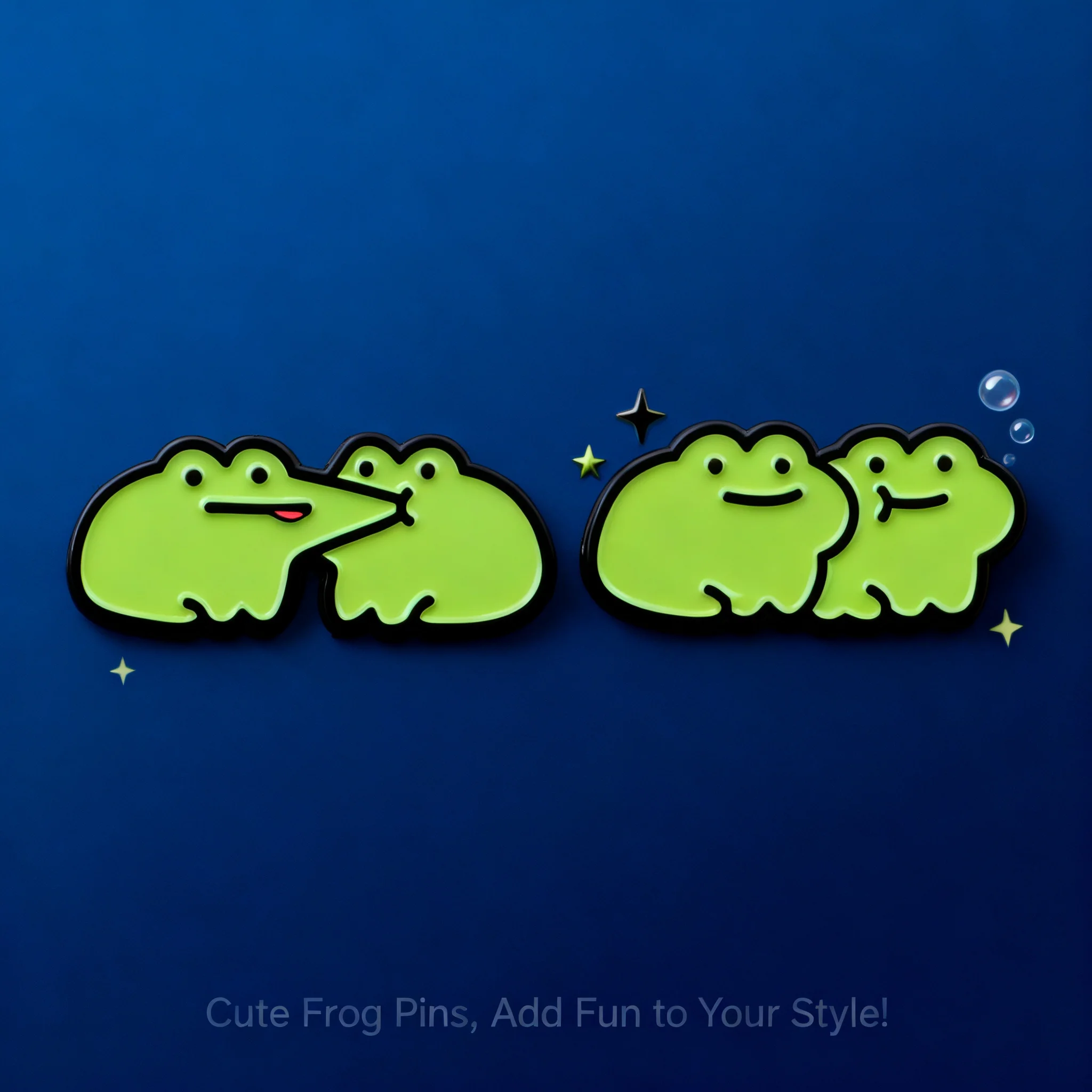 

2pcs Cute Frog Enamel Pin Cartoon Animal Badges Brooches for Women Backpack Lapel Pins Cosplay Accessories Jewelry Toys Gifts
