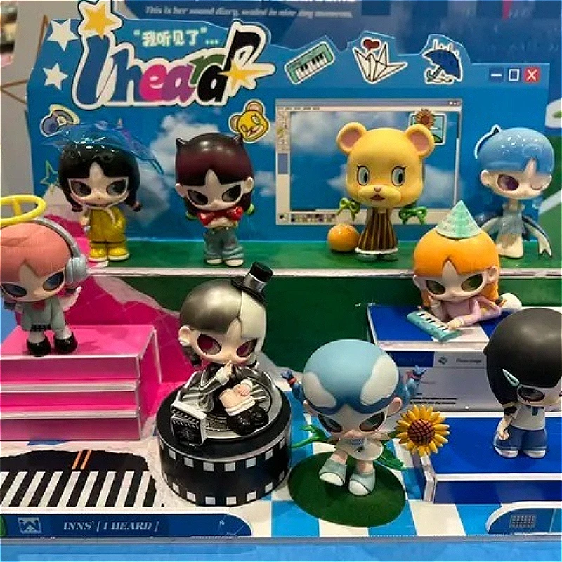 

INNS' I Heard Series Blind Box INN Фигурки аниме Mystery Box Kawaii Сумка-сюрприз Модель Куклы Игрушки Модная статуя из ПВХ Подарки