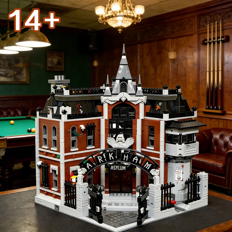 

The new New Heroes series 76300 Arkham Asylum set, perfect for Halloween, Christmas, gifts, and as furniture ornaments