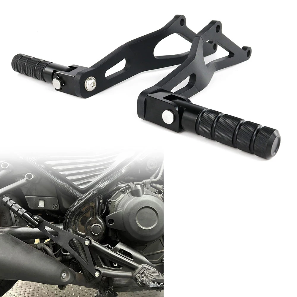 

Motorcycle Passenger Footpeg Lowering Brackets Fit For Honda REBEL CMX300 / CMX500 2017 2018 2019 2020 2021 2022 2023 2024 2025