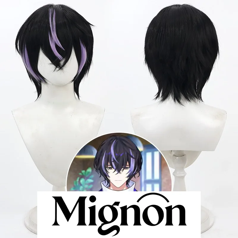 

18TRIP Kinugawa Kiroku cosplay wig multi-color highlights teased roots Halloween gift