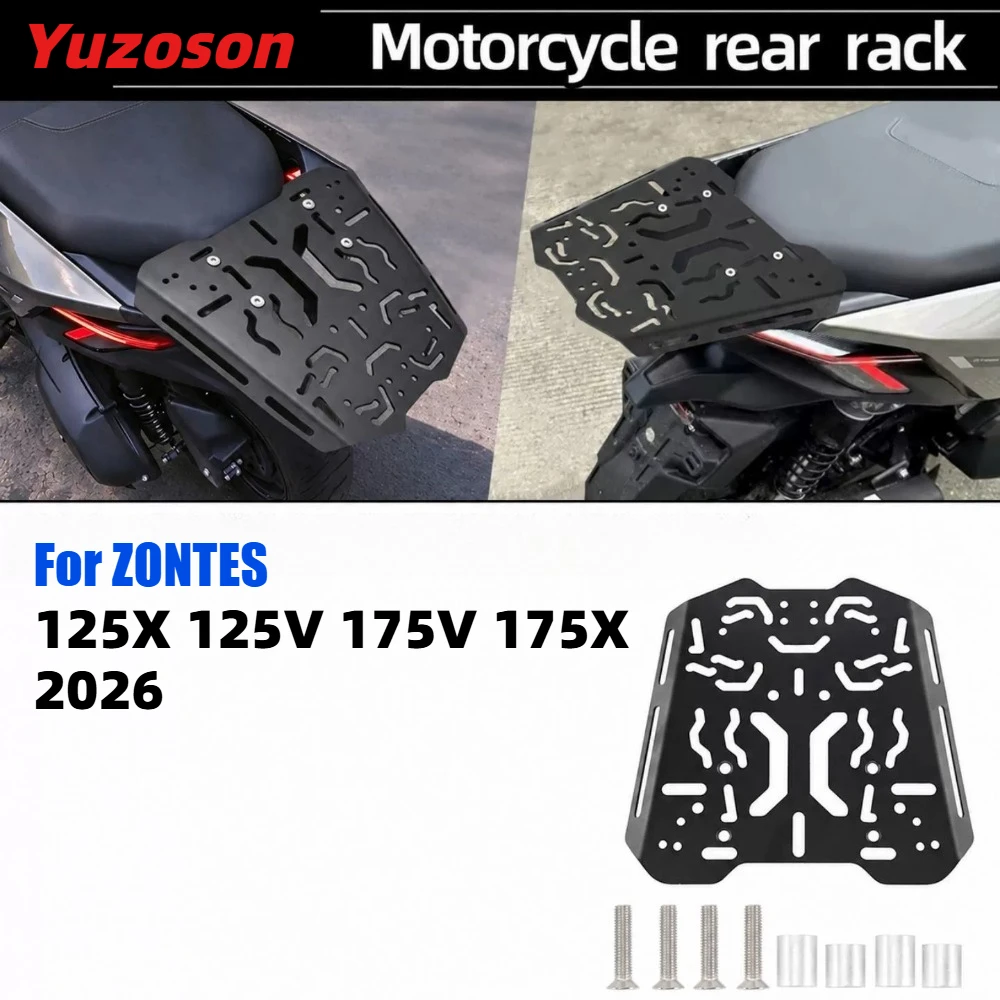 For ZONTES 125X 125V 175 V 125 X 2026 Motorcycle Rear Luggage Rack Tail Box Bracket Special Cargo Carrier Shelf Accessories