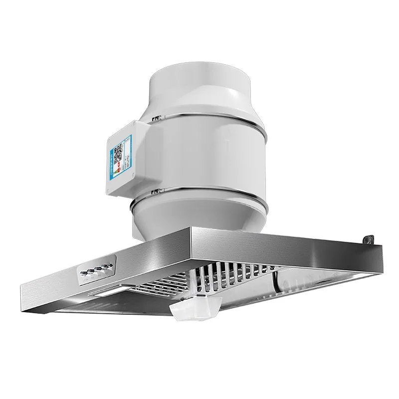 Rental House Large Suction Oil Fume Exhaust Kitchen Oil Fume Ventilation Fan Kitchen Household Duct Fan Oil Fume Exhaust Fan