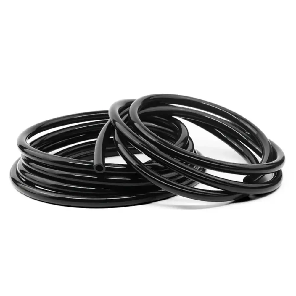 1Pcs ID2-6mm Food Grade Silicone Tube 5Meters Black Flexible Rubber Hose High Temperature Resistant Smooth Surface Water Pipe