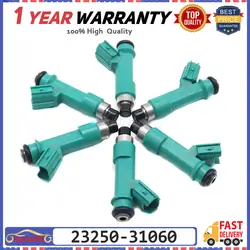 6pcs/lot Car Fuel Injector Nozzle 23250-31060 Fit For Toyota 4Runner FJ Cruiser Tacoma Tundra 4.0L V6 2003-2009 23209-39075
