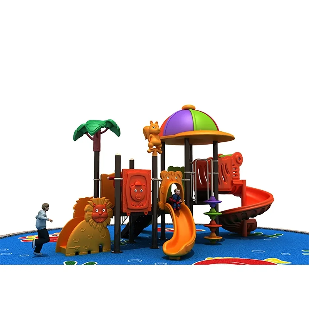 

New Design Preschool Plastic Outdoor Playground Equipment for Kids