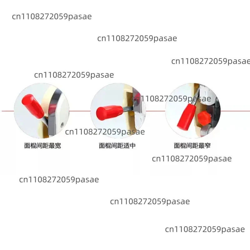 Stainless Steel Commercial and Household Electric Noodle Maker, Automatic Pasta Machine, and Dumpling Wrapper Roller