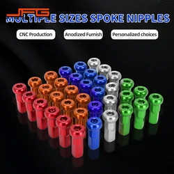 Motorcycle Aluminum 3.5mm 4mm 8g 9g Nipples For Front Rear 21