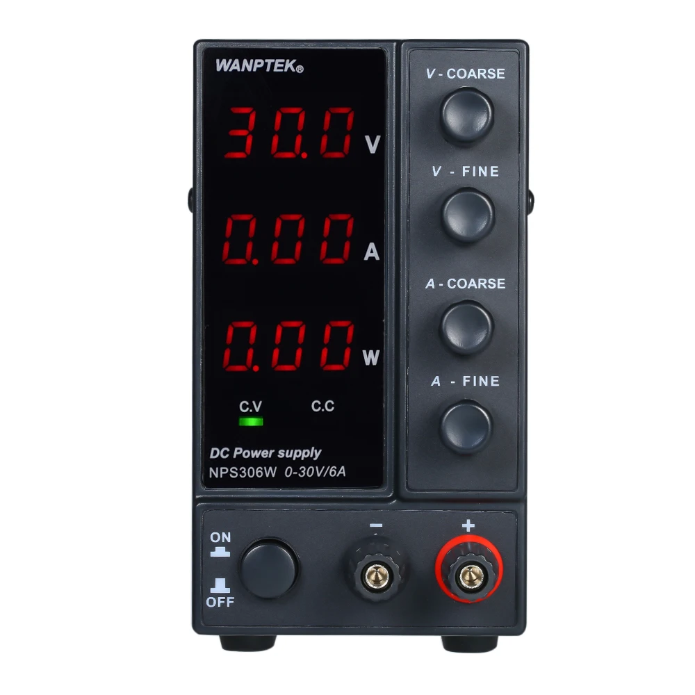 

wanptek NPS306W 0-30V 0-6A Switching DC Power Supply 3 Digits Display LED High Precision Adjustable Mini Power Supply AC
