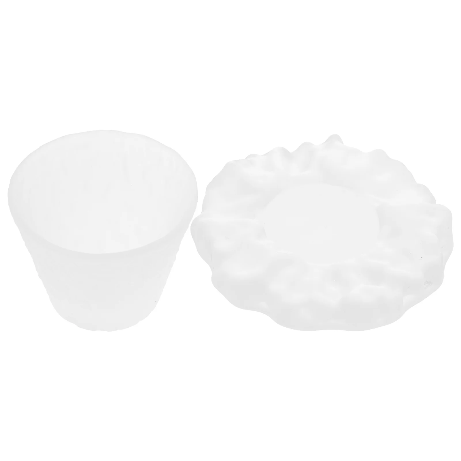 

1Set Glass Tea Cup Matte Coaster Set Simple Smooth Silky Texture Household Teaware Drinking Cup Afternoon Tea Gift
