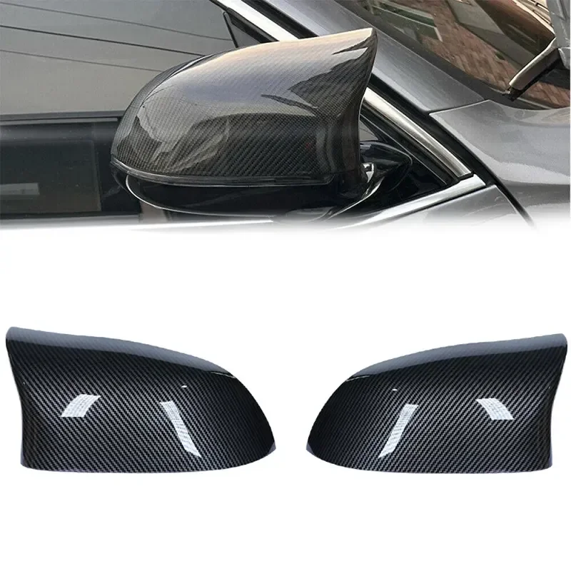 For BMW X5 F15 X6 F16 2015-2018 Rearview Mirror Shell Cover Replacement Exterior Car