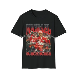 Cotton T-Shirt Michael Schumacher Retro T Shirt