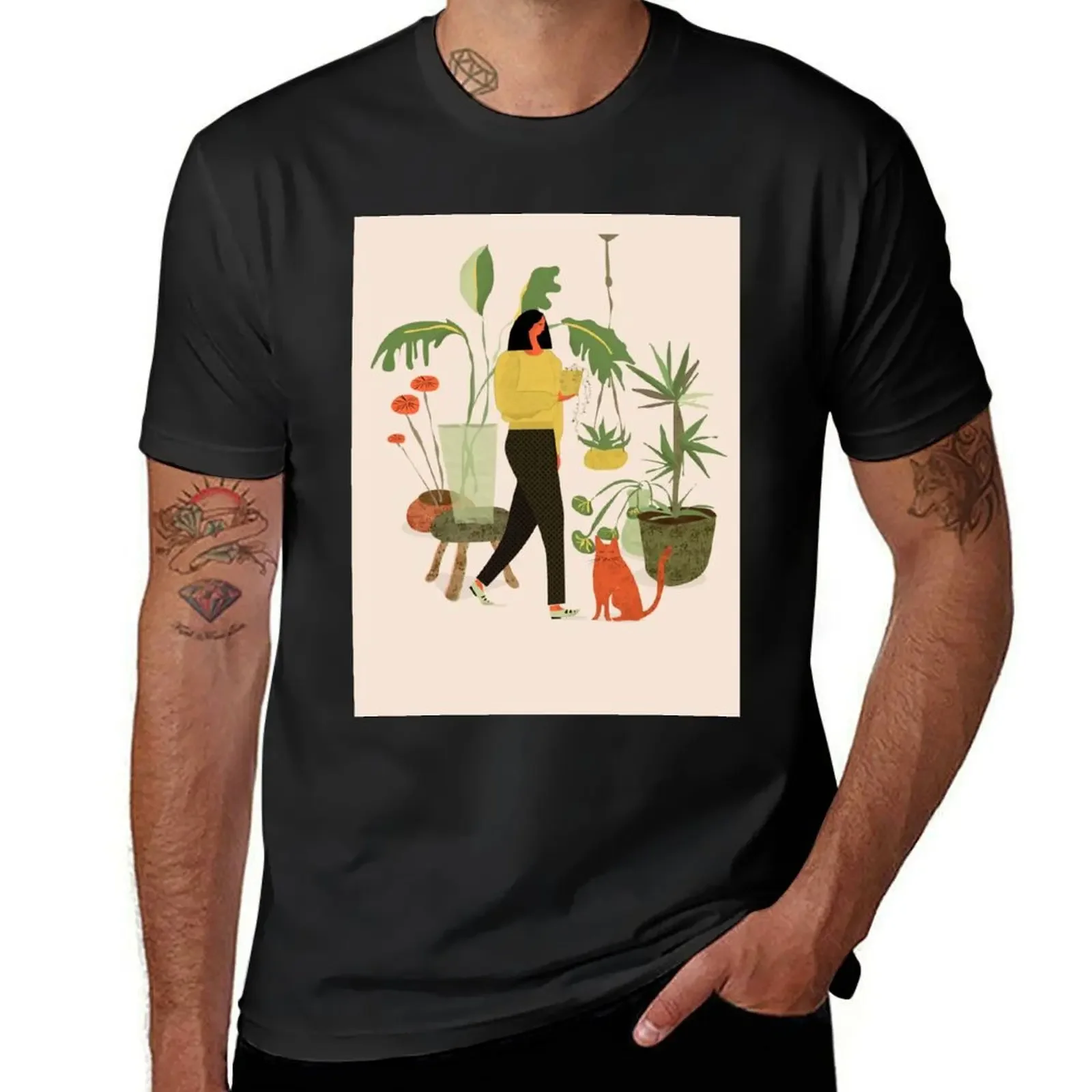 Migrating a Plant T-Shirt plus size tops custom shirt graphic shirts mens vintage t shirts