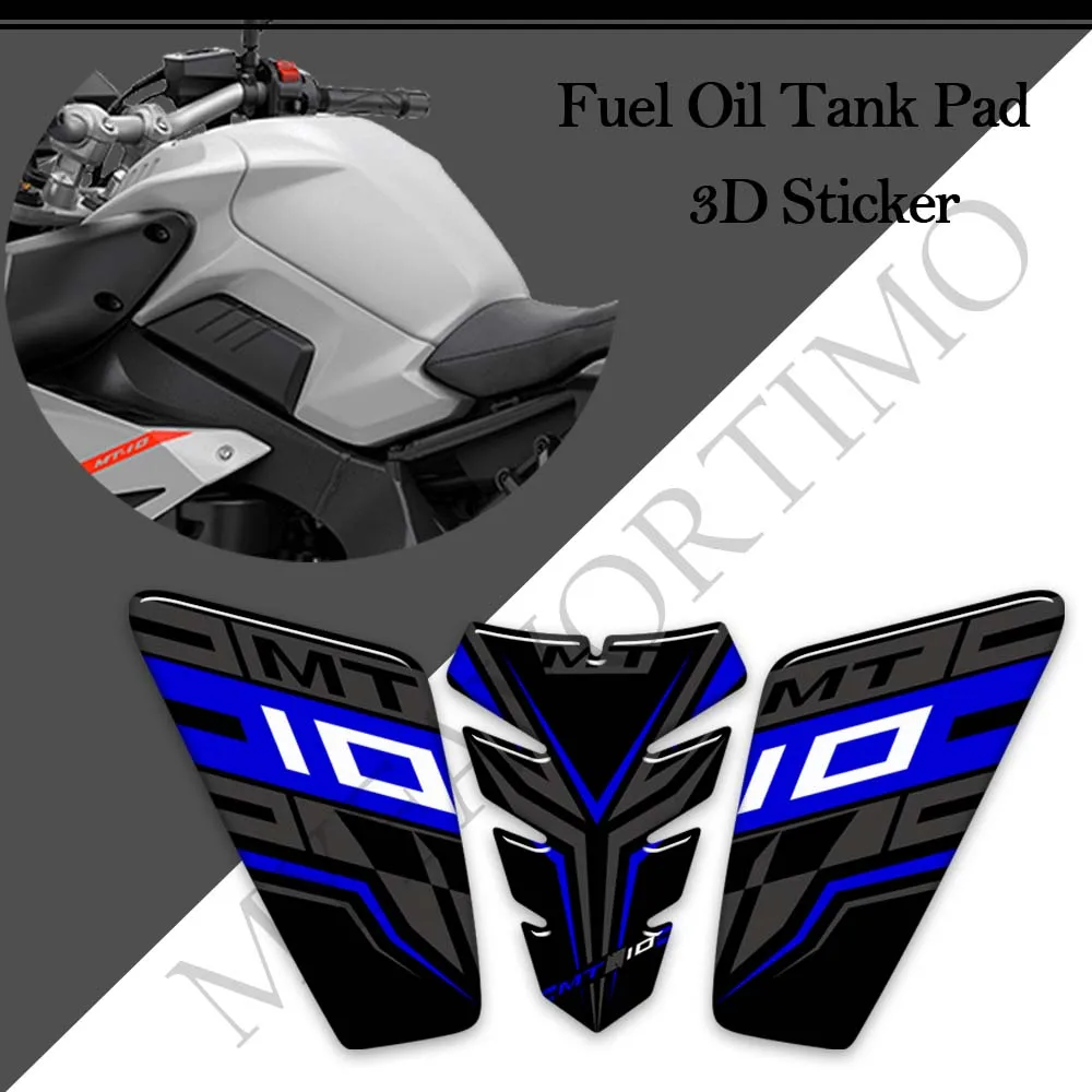 Motorcycle Accesorios For MT10 FZ10 FZ MT-10 SP Motorcycle Tank Pad Protector 3D Stickers Gel Paint Protection Stickers Kit