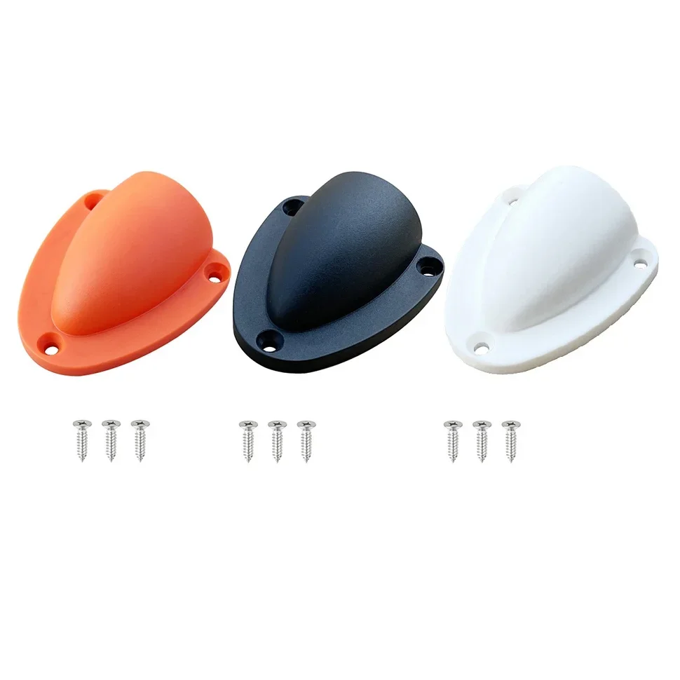 1Pc Nylon Wire Cable Vent Cover Clam Shell Clamshell Vent Ventilator Through Vents with Screws Boat Outlet Marine Yacht Hardware