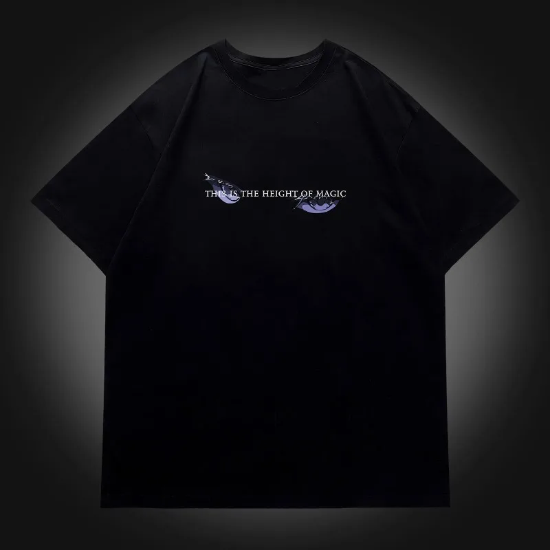 Frieren The Slayer Double Sided Print T Shirt, Oversized Anime Mage Graphic Tee, 1000 Years Elf Unisex Streetwear Short Sleeve