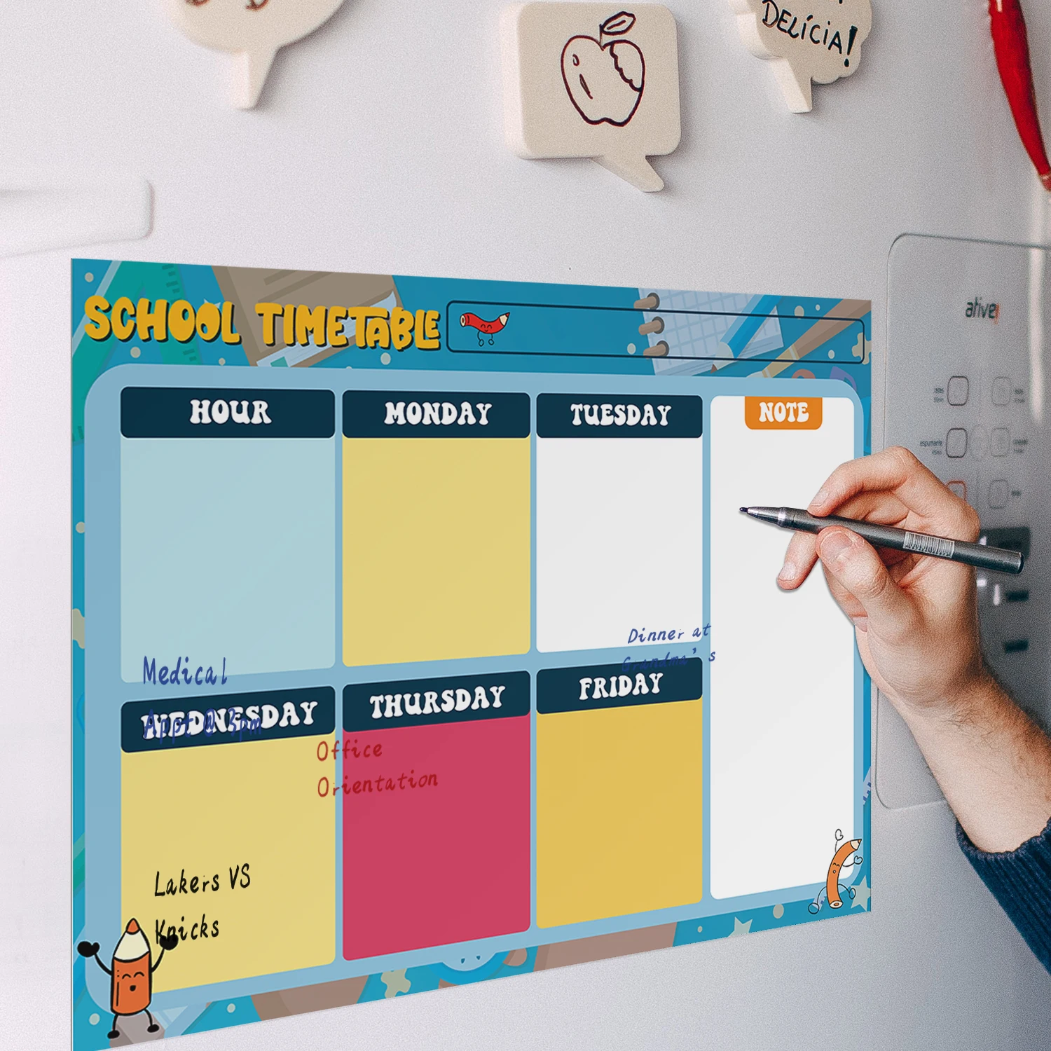 Huishoudelijke herbruikbare ma - Magnetic Letter Board recensie en prijs