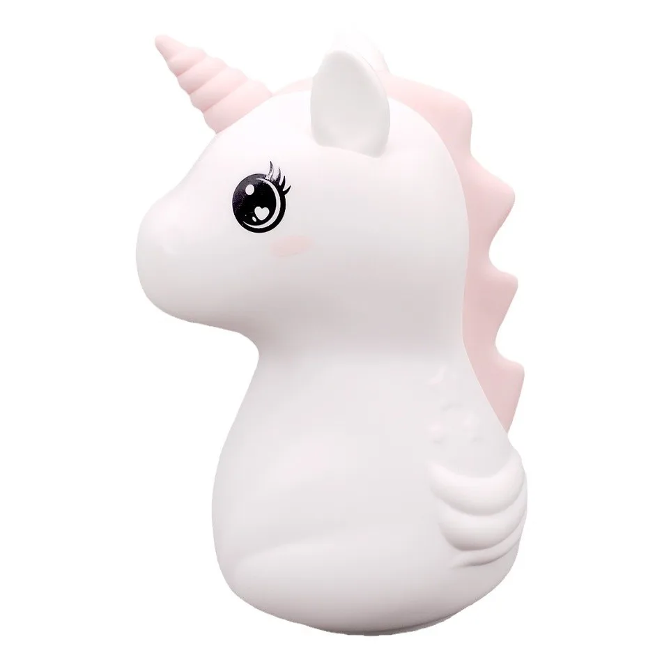 Pat light silicone light unicorn 16 colors colorful night light