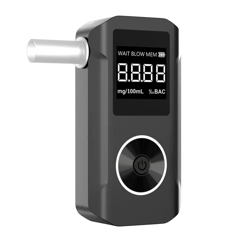 

Профессиональный цифровой тестер алкоголя, анализатор дыхания, портативный алкотестер, устройство обнаружения газа, детектор для личного использования-AA26