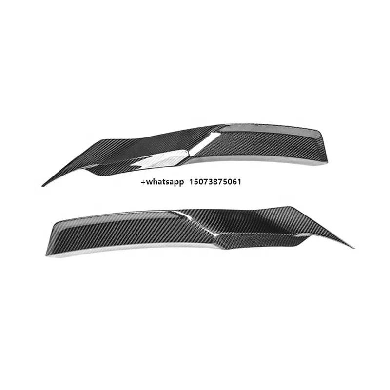 

PT Style Dry Carbon Fiber Car Parts Rear Bumper Canards for Lambo Huracan EVO Carbon Canards