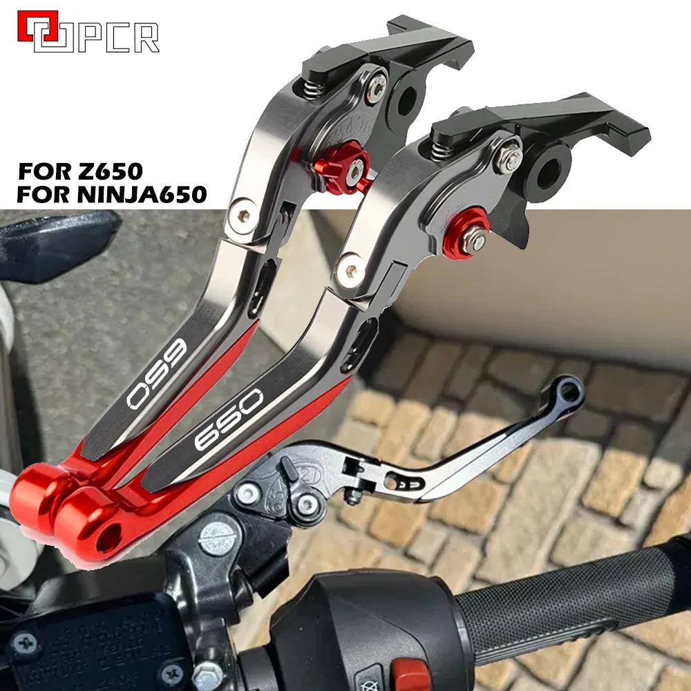 

Для Kawasaki Z650 Ninja 650 NINJA 650 Z 650 2017-2024 мотоциклетные тормозные рычаги сцепления, регулируемая ручка, аксессуары для тормозного рычага