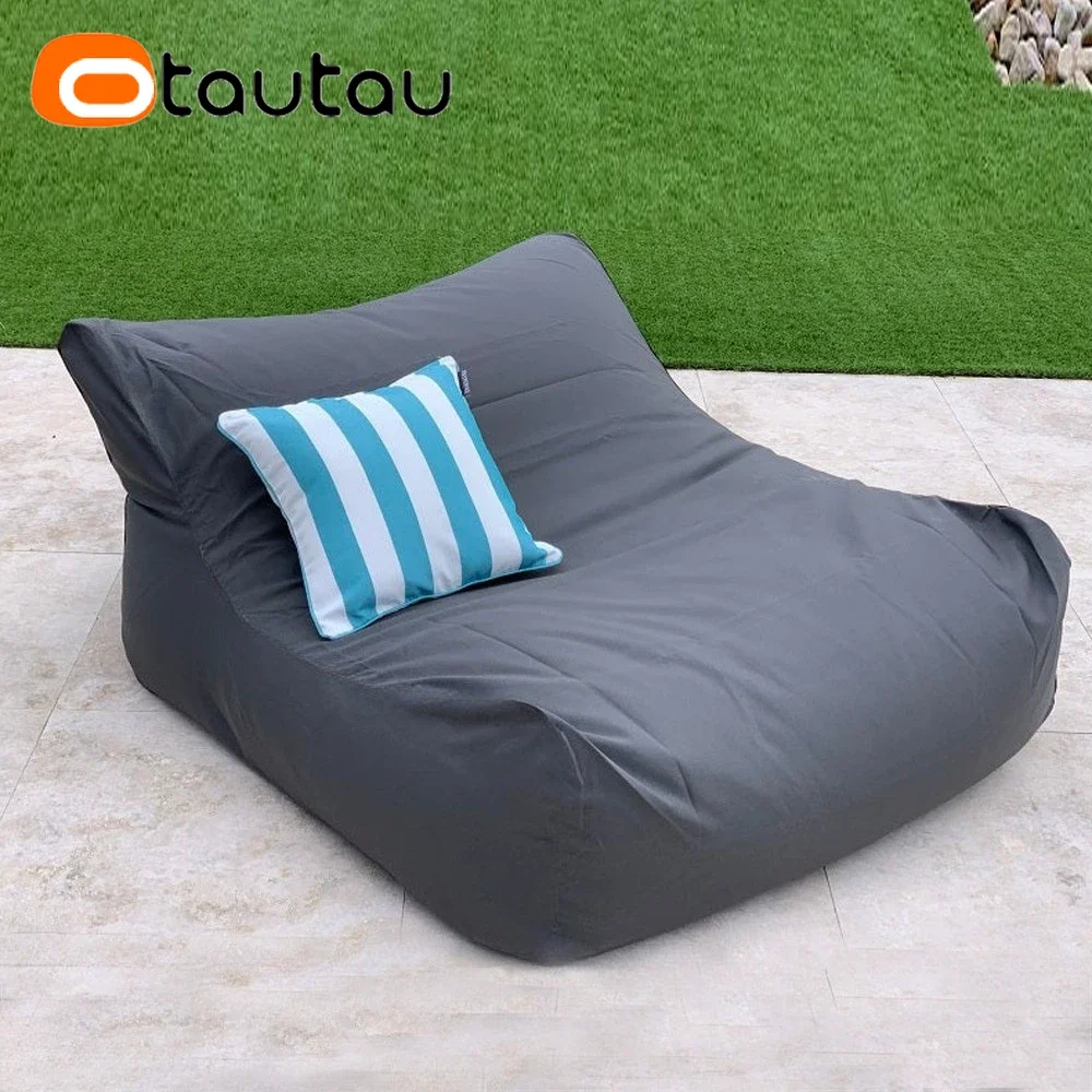 

OTAUTAU Outdoor Waterproof Oxford Bean Bag Lounger Cover SF483【No Filler ! Need To Buy Filler By Yourself !】