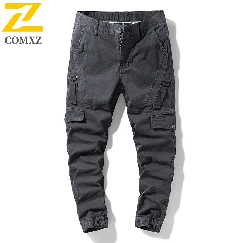 Trendy Cargo Pants Men's New Autumn Relaxed Casual Minimalist Versatile Trousers Lightweight Comfort Street Style Sweatpants