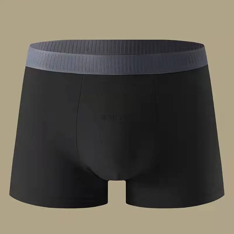 7 ピース/ボックス男性の下着綿グラフェン抗菌股ミッドウエスト快適な通気性綿高弾性男性のボクサー
