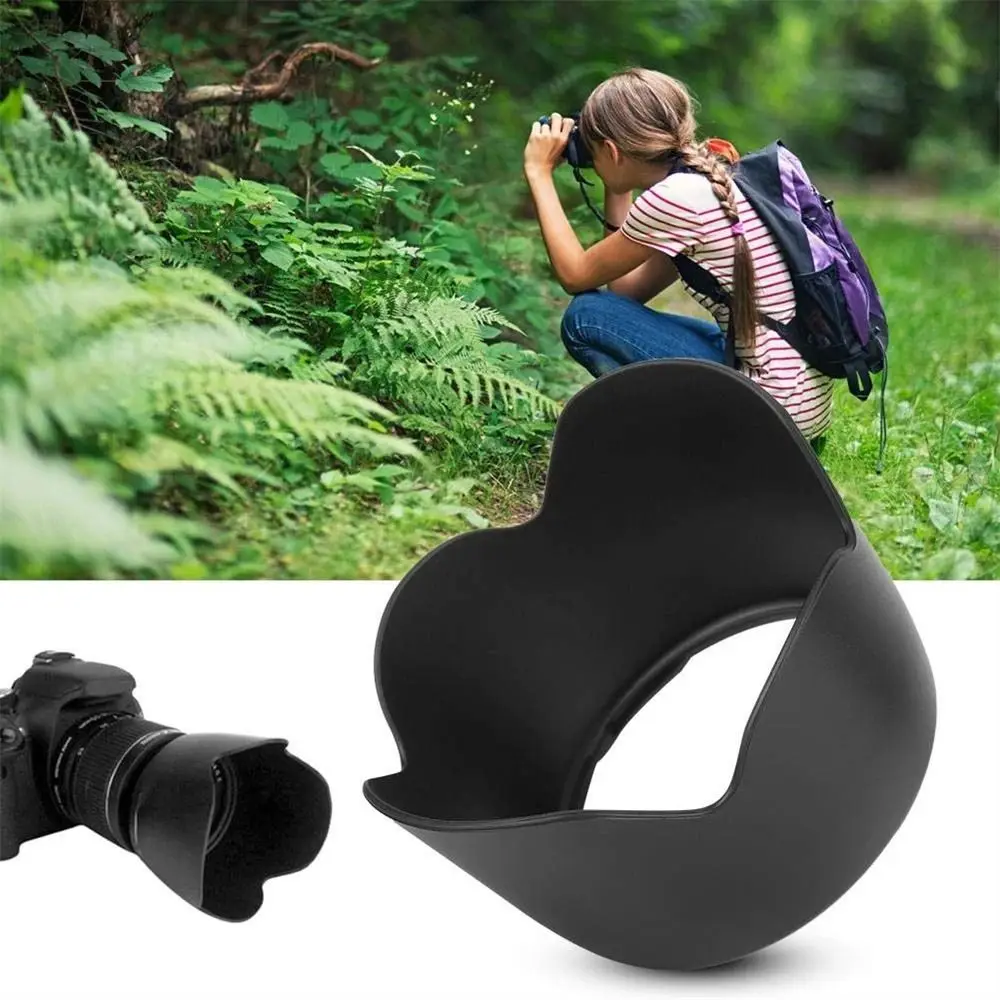 Photogarphy 75-300MM II Lens Hood ET-60 II et60ii Camera Hood 58mm 90-300MM For Lens Hood for 55-250MM