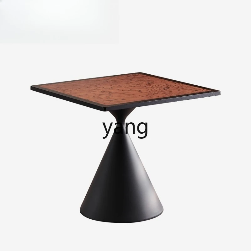 

lzr French Retro Style Small Apartment Home Nordic Coffee Table Leisure Discussion Table