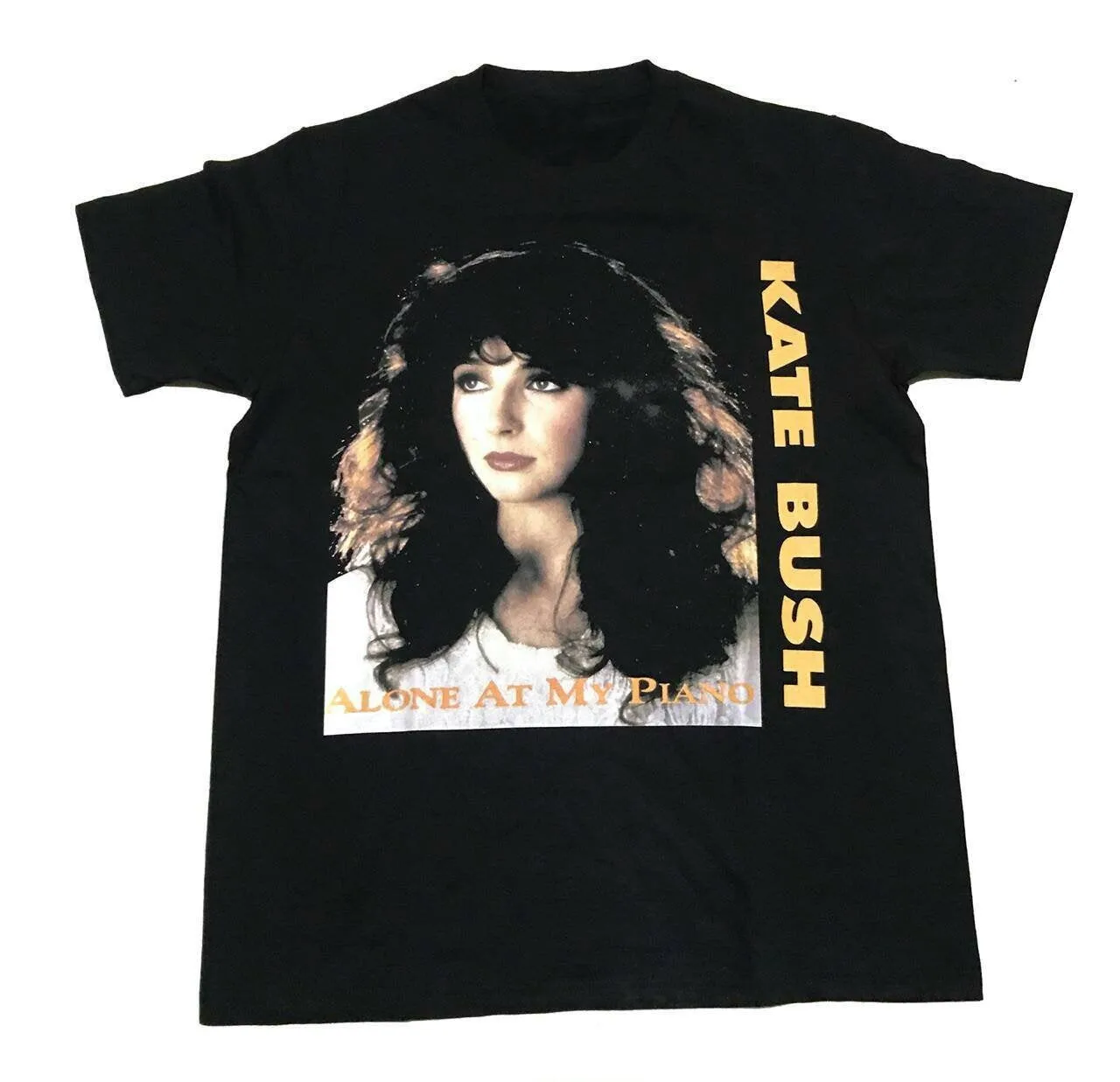 

Kate Bush Singer pop 80s design Cotton Black Unisex T-Shirt S-234XL KN186