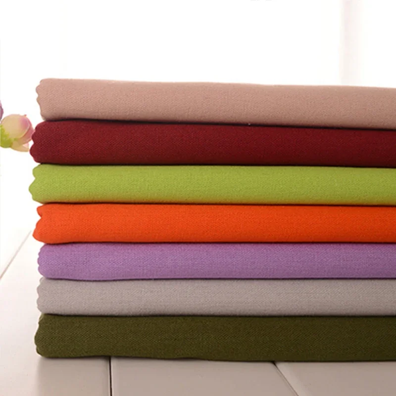 

Thick Cotton Fabric for Sewing, Linen Cloth, DIY Patchwork, Quilting, Canvas Fabric Curtain, Sofa Sheet, Cushion