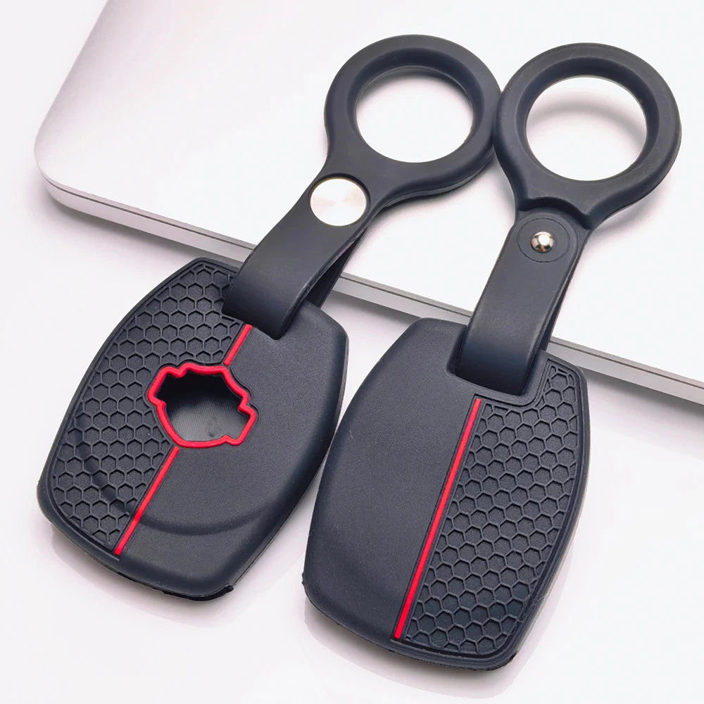 Soft Silicone Key Fob Case For Harley Davidson XL Dyna Softail Touring Trike Sportster S 1250 RH1250 RA1250S with finger holder
