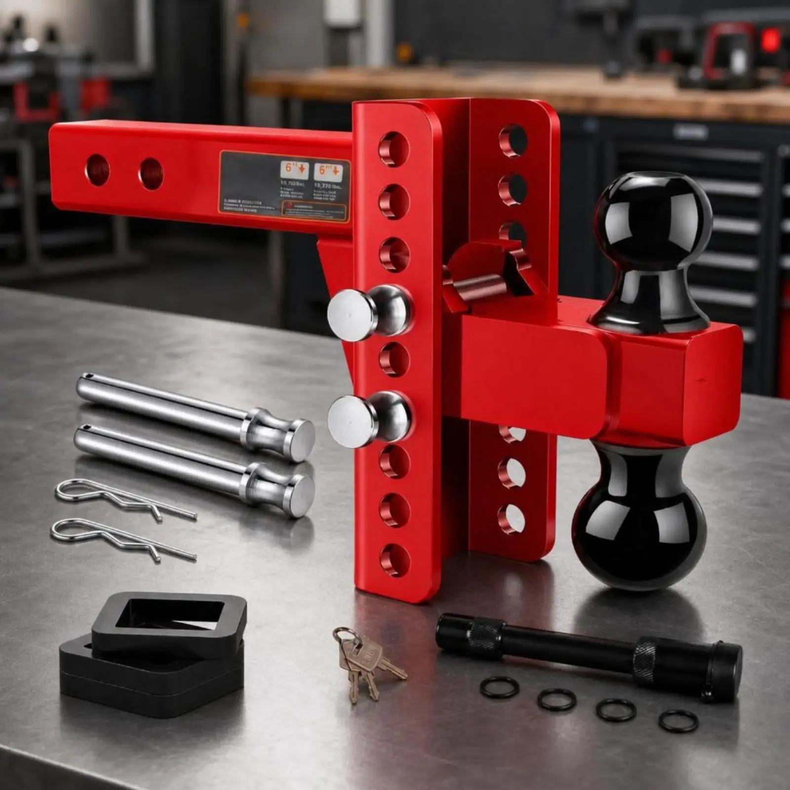 Adjustable Trailer Coupling High-Strength for Hauling, Truck Owners
