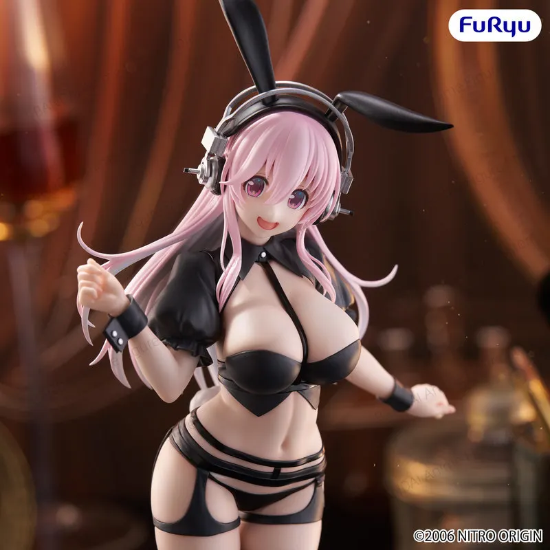 [In Stock] Furyu Bicute Bunnies Super Sonico Reverse Bunny Sonico Figure 29cm Collectibles Ornament Collect Model Holiday Gift view 3