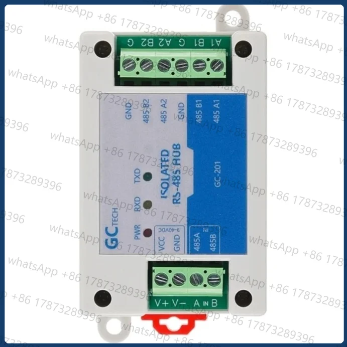 Industrial Grade 1 to 1/2/4/8 Port RS-485 Repeater RS485 Isolator Extender Amplifier Isolation Protection