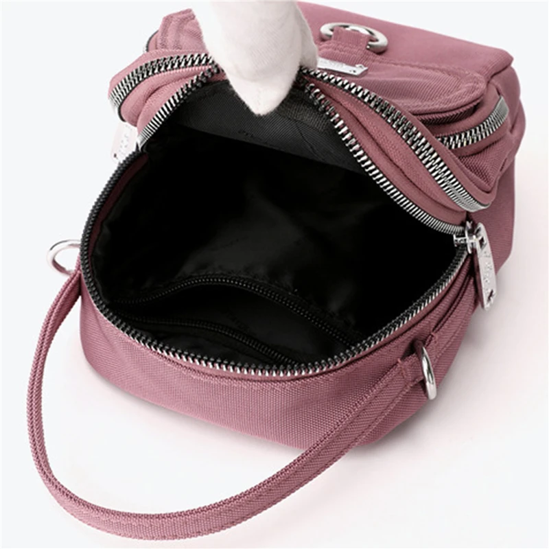 Women\'s Single Shoulder Bag Fashion Bag High Quality Durable Fabric Female Mini Handbag Phone Bag Zipper Cross-body Bag 2024 New