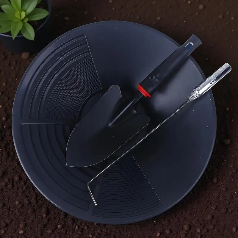 1/3/5Pcs Outdoor Gold Pan Washing Kit, Riffle Designed Prospecting Gear for Efficient Gold Mining