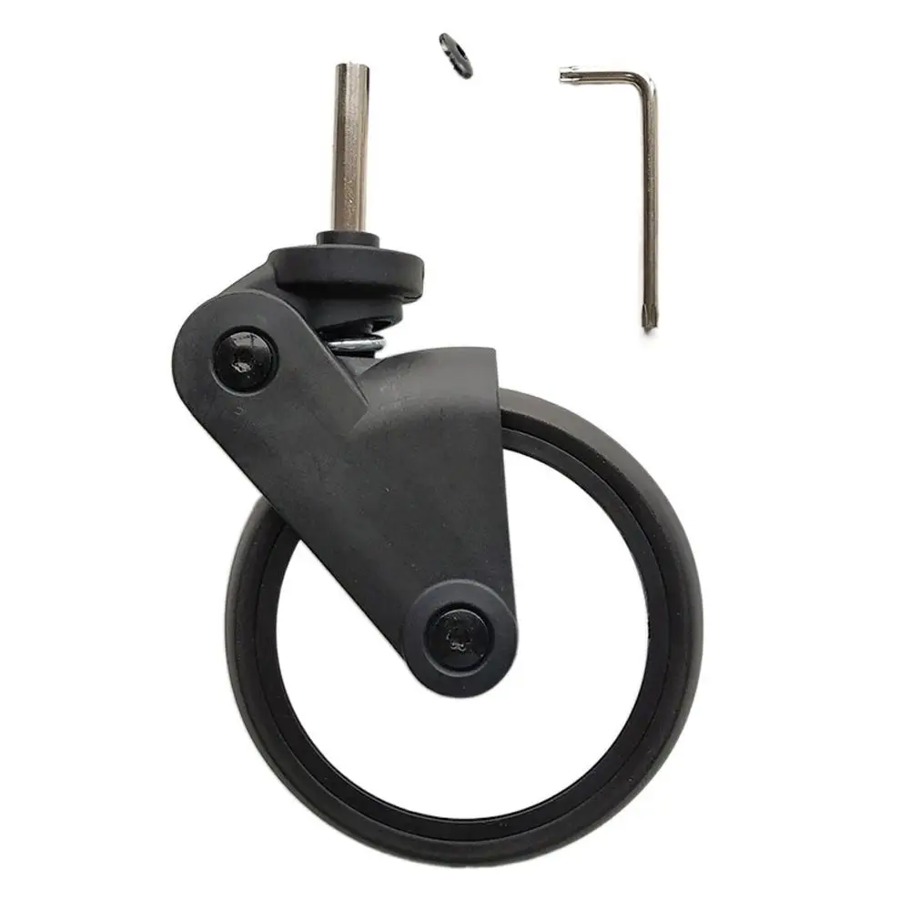 With Tools Front Rear Wheels Trolley Wheel Bracket Wheel Axle  Accessories PU Tyre Side Cover Stroller Wheels Screw Clip Type
