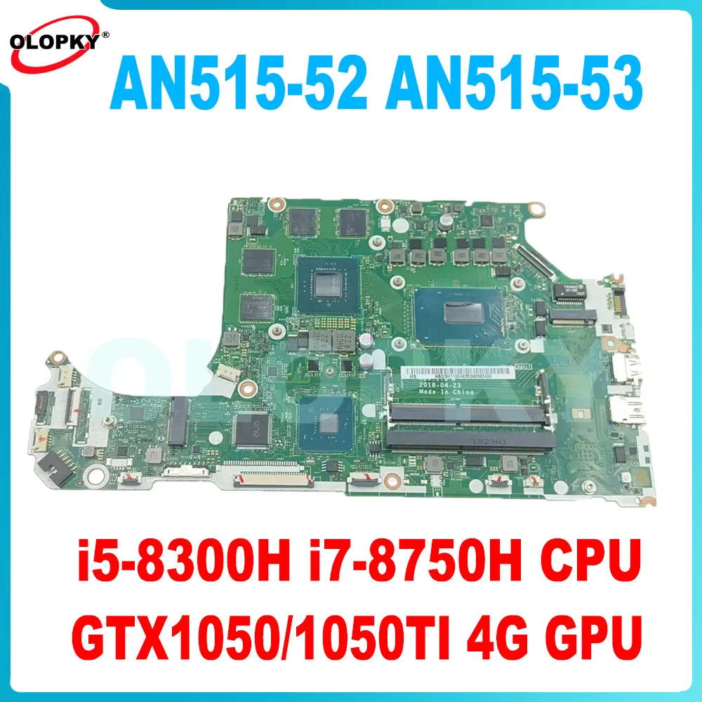 DH5VF LA-F952P Laptop Motherboard  For Acer Nitro AN515 AN515-52 mainboard I5-8300H I7-8750H GTX1050/1050TI 4GB NBGXC11002