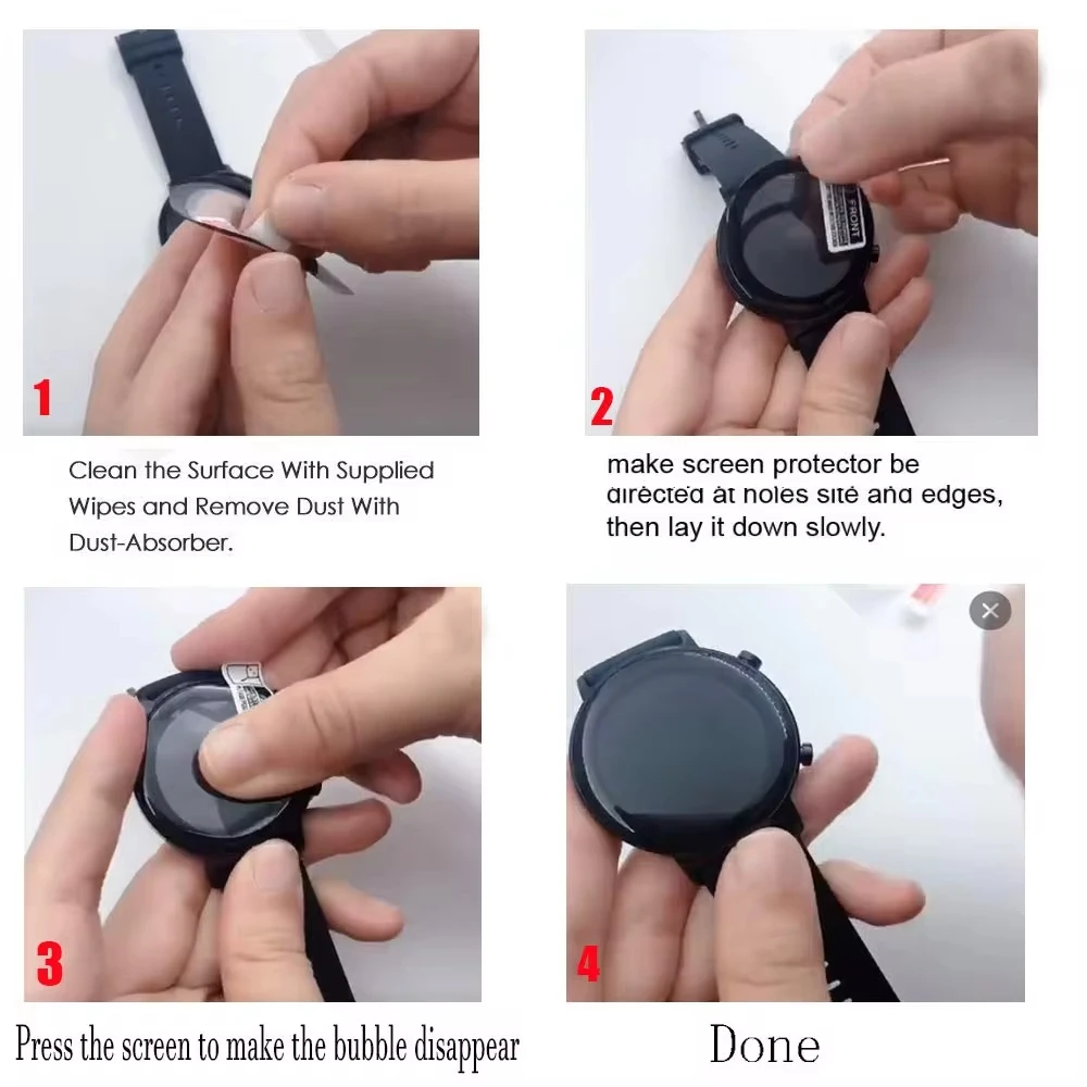 3D Curved Film For Mibro GS Pro HD Clear Full Coverage Soft Cover Screen Protector Accessories For Mibro Watch GS/GS Pro Films - view 6