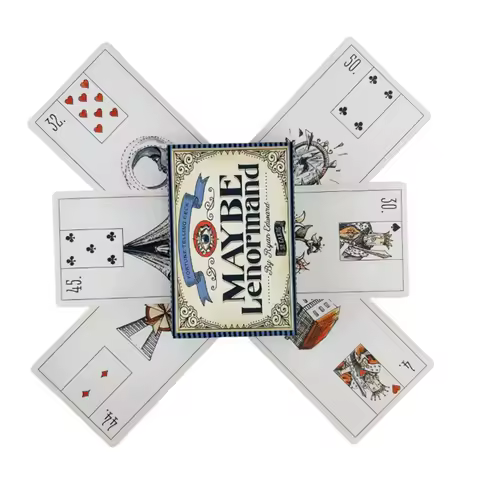 Maybe Lenormand Oracle Cards Deck For Family Party High Quality Fortune Telling Divination Tarot Deck Cards